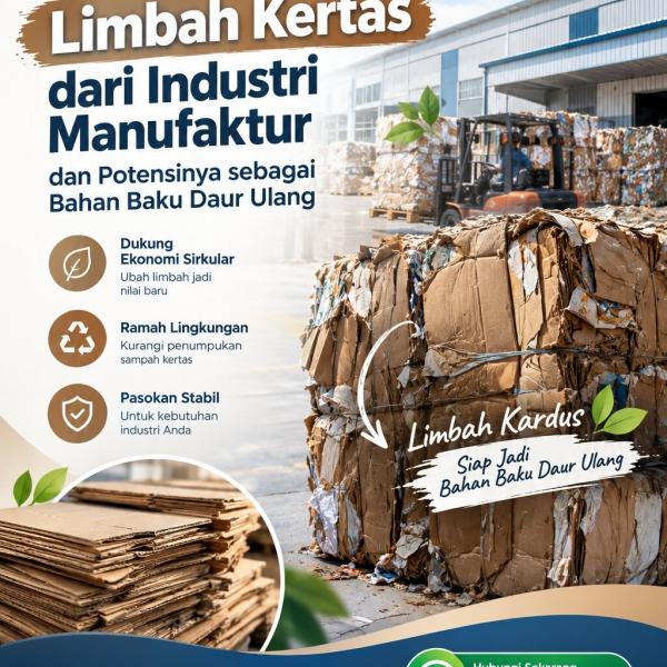 Limbah Kertas dari Industri Manufaktur dan Potensinya sebagai Bahan Baku Daur Ulang